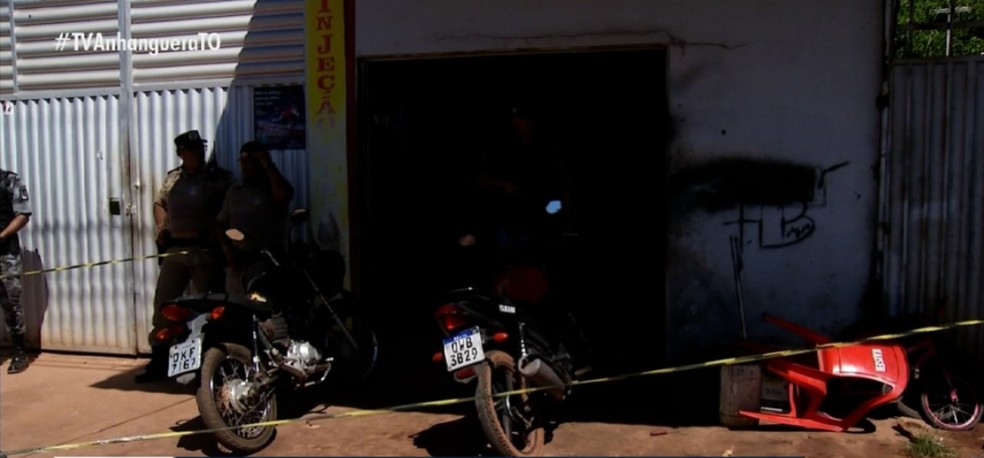 Policias militares são investigado por matar homem e adulterar cena de crime em Palmas — Foto: Reprodução/ Tv Anhanguera