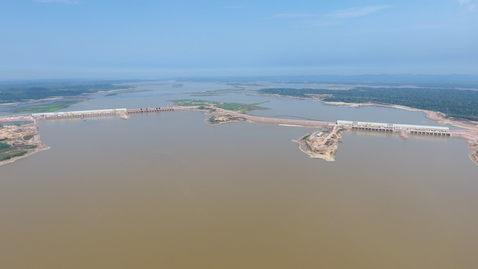 Usina Hidrelétrica Jirau; foto de arquivo  — Foto: Usina Hidrelétrica Jirau/Divulgação