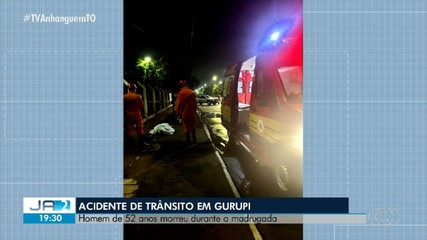Homem de 52 anos morre em acidente de trânsito em Gurupi