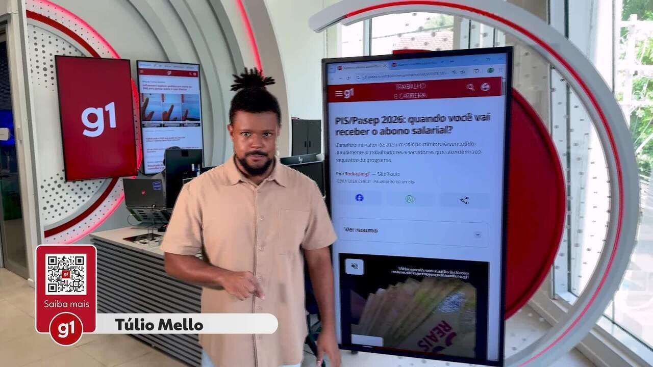 Abono salarial PIS/Pasep 2026 fará primeiro pagamento nesta segunda; veja quem vai receber