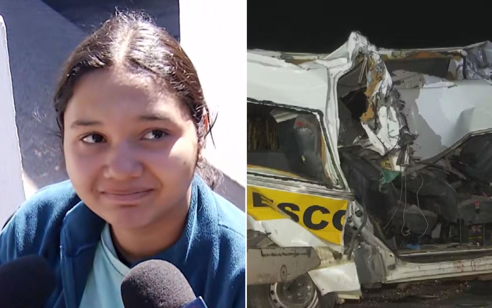 Aluna chora ao contar sobre acidente com van que matou cinco colegas: 'Memórias vão machucar demais'