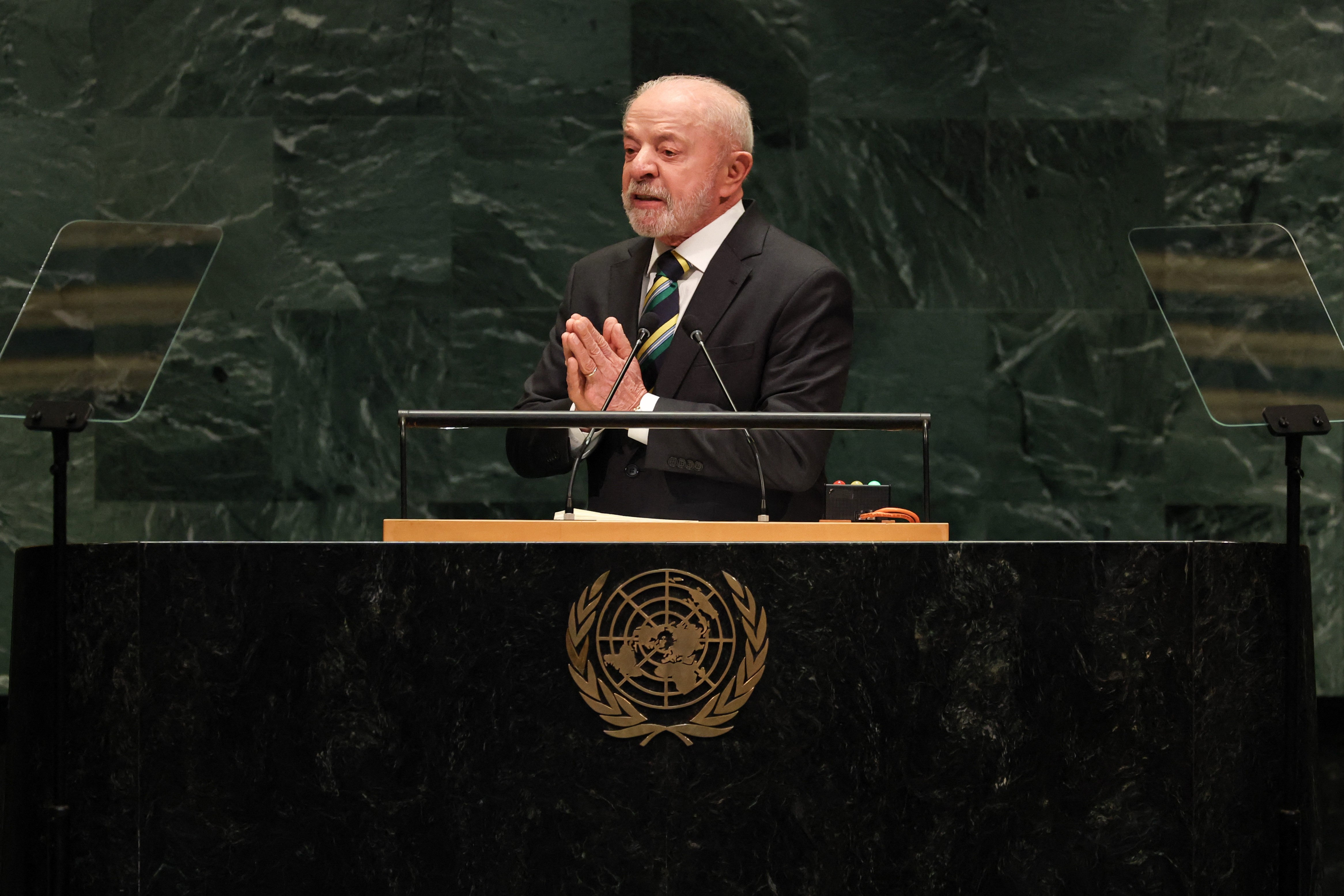 Na ONU, Lula diz que, nas eleições, brasileiros vão escolher entre democracia e negacionismo; e que não permitirá interferências