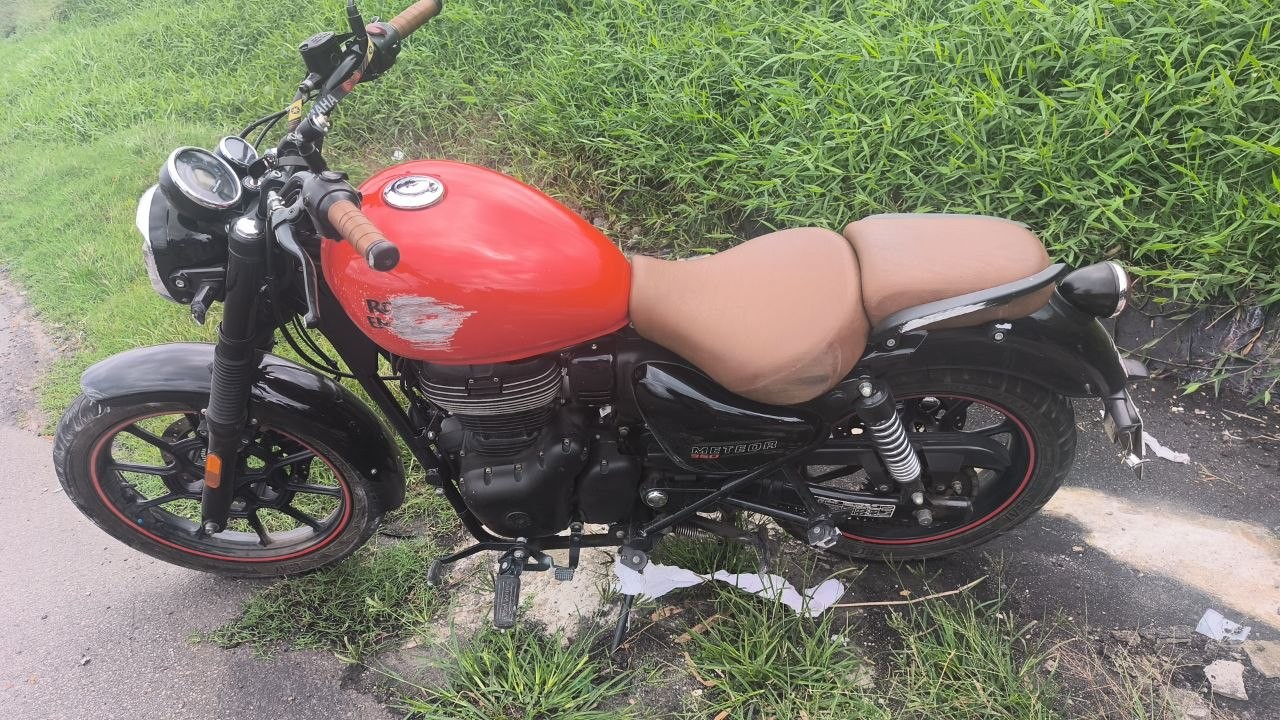 Man is injured after losing control of motorcycle and falling on Via Dutra, in Resende
