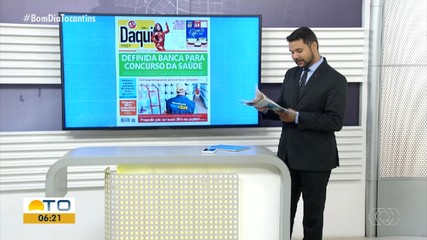 Concurso da Saúde é destaque do Jornal Daqui desta quinta-feira (2)