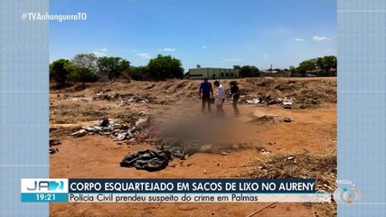 Polícia encontra corpo esquartejado em saco de lixo e prende suspeito em Palmas