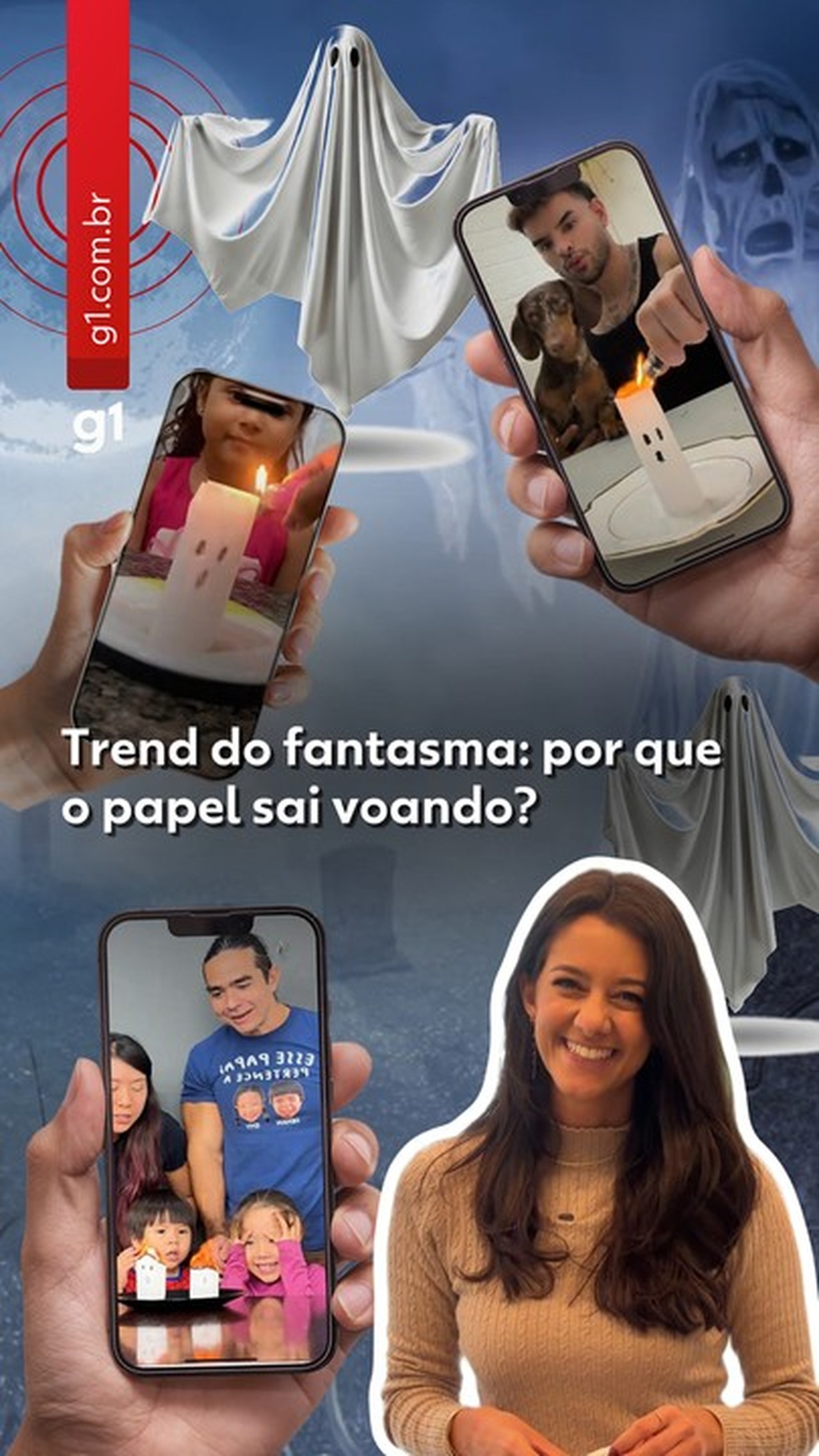 Trend do fantasminha: por que o papel sai voando? Entenda 'mistério'