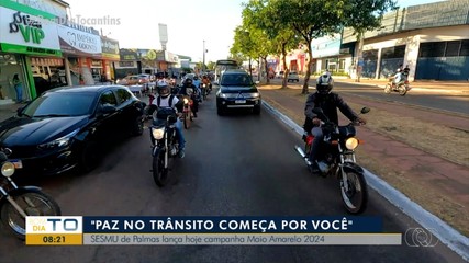Campanha do Maio Amarelo 2024 é lançada em Palmas