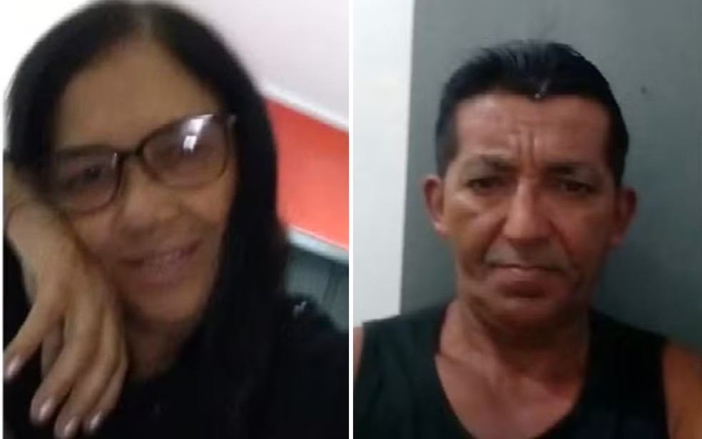 Maria Batista de Oliveira, de 68 anos, e Mario Domingos, de 59, encontrados mortos em uma casa de Cristalina — Foto: Reprodução/TV Anhanguera