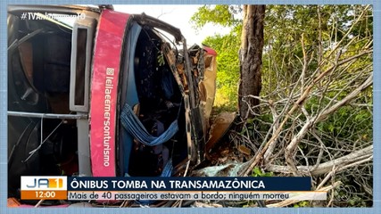 Policial Rodoviário fala sobre acidente envolvendo ônibus com mais de 40 passageiros