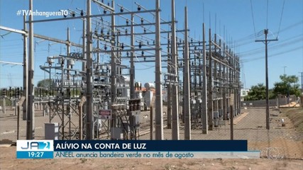 Conta de energia elétrica terá bandeira verde no mês de agosto