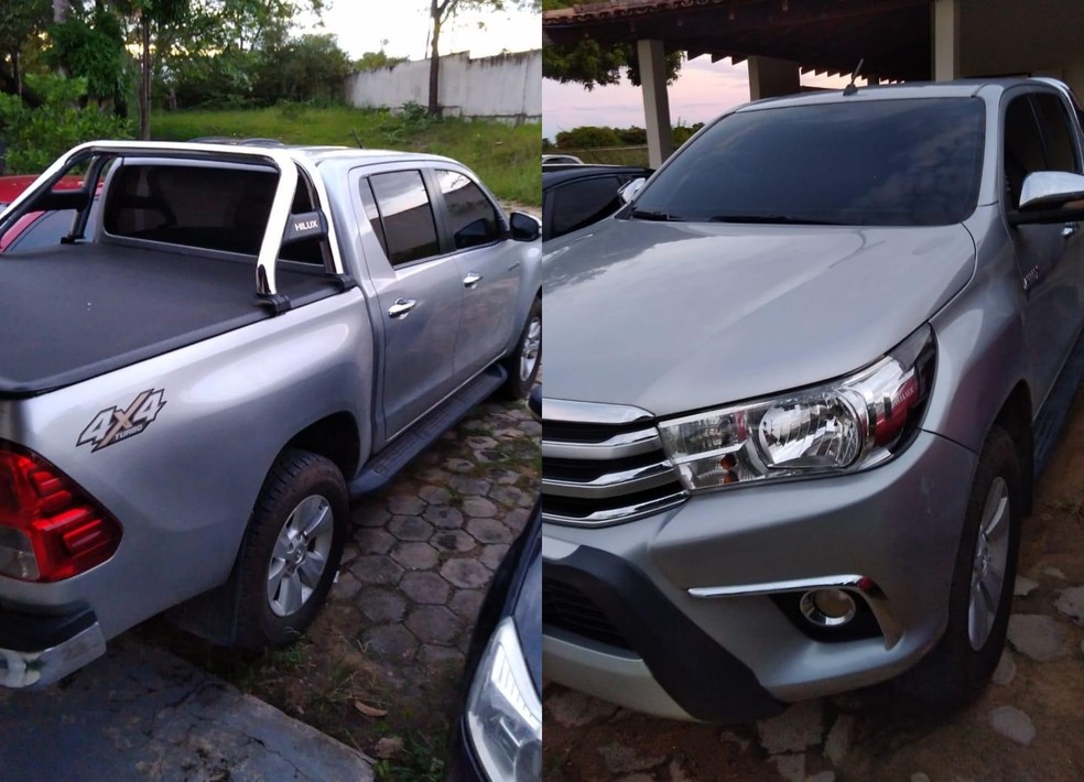 Um dos veículos comprados no nome da idosa — Foto: Polícia Civil/Divulgação