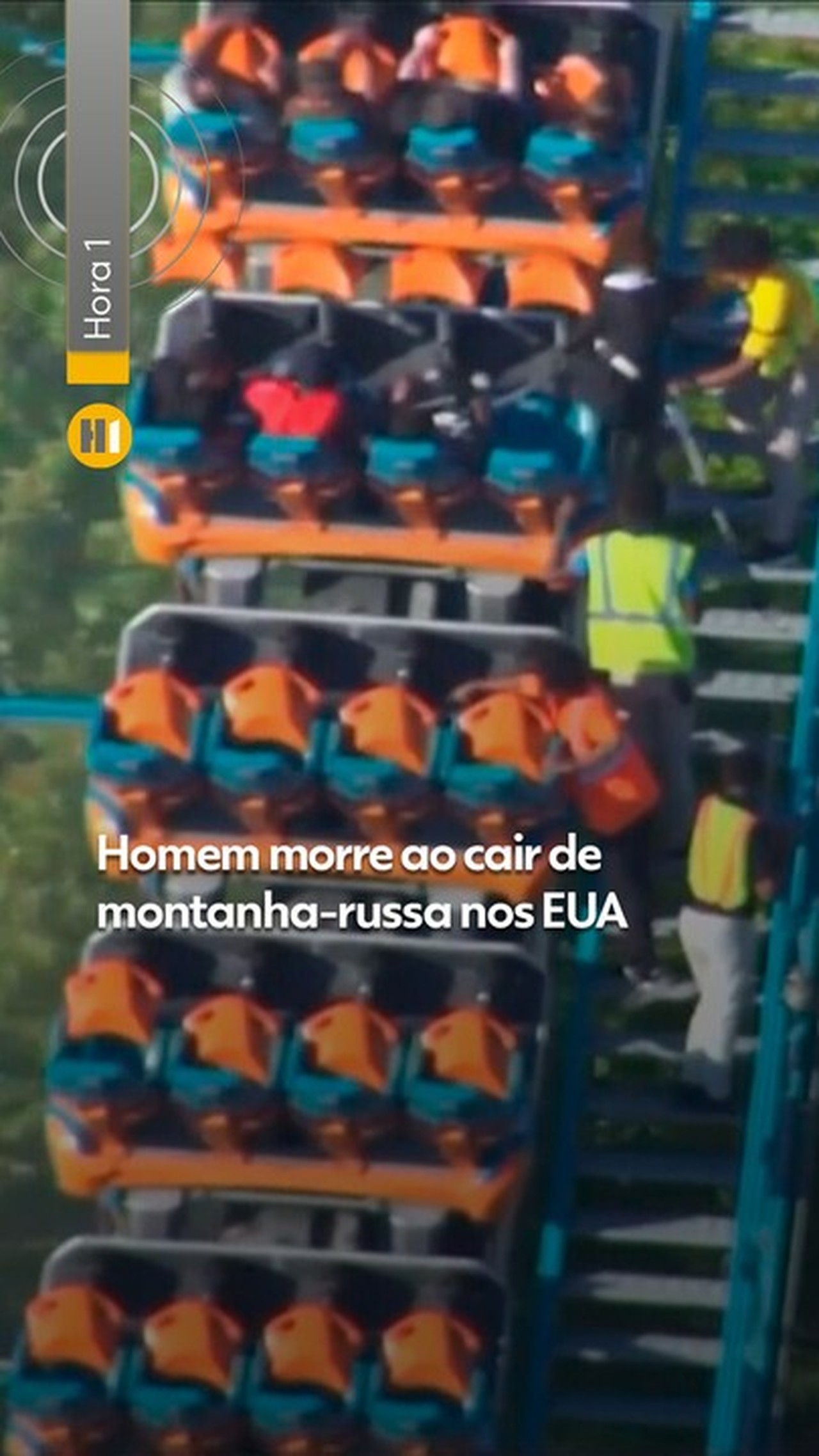Homem morto em montanha-russa nos EUA foi lançado de assento e atingiu outras pessoas em solo, diz polícia