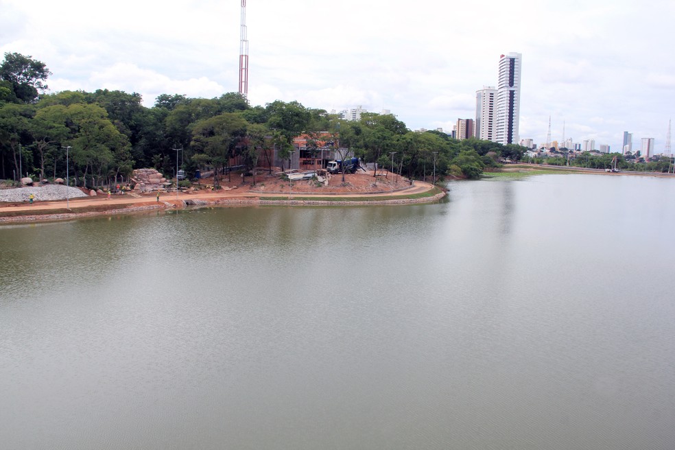  Parque das Águas, no entorno da lagoa Paiaguás, em Cuiabá — Foto: Luiz Alves/Prefeitura de Cuiabá