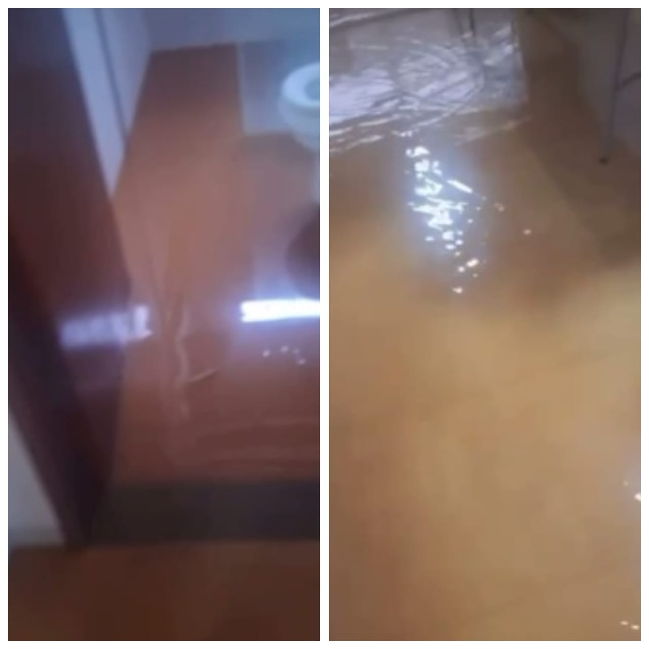 Chuva forte alaga ruas e casas em Unaí; VÍDEO