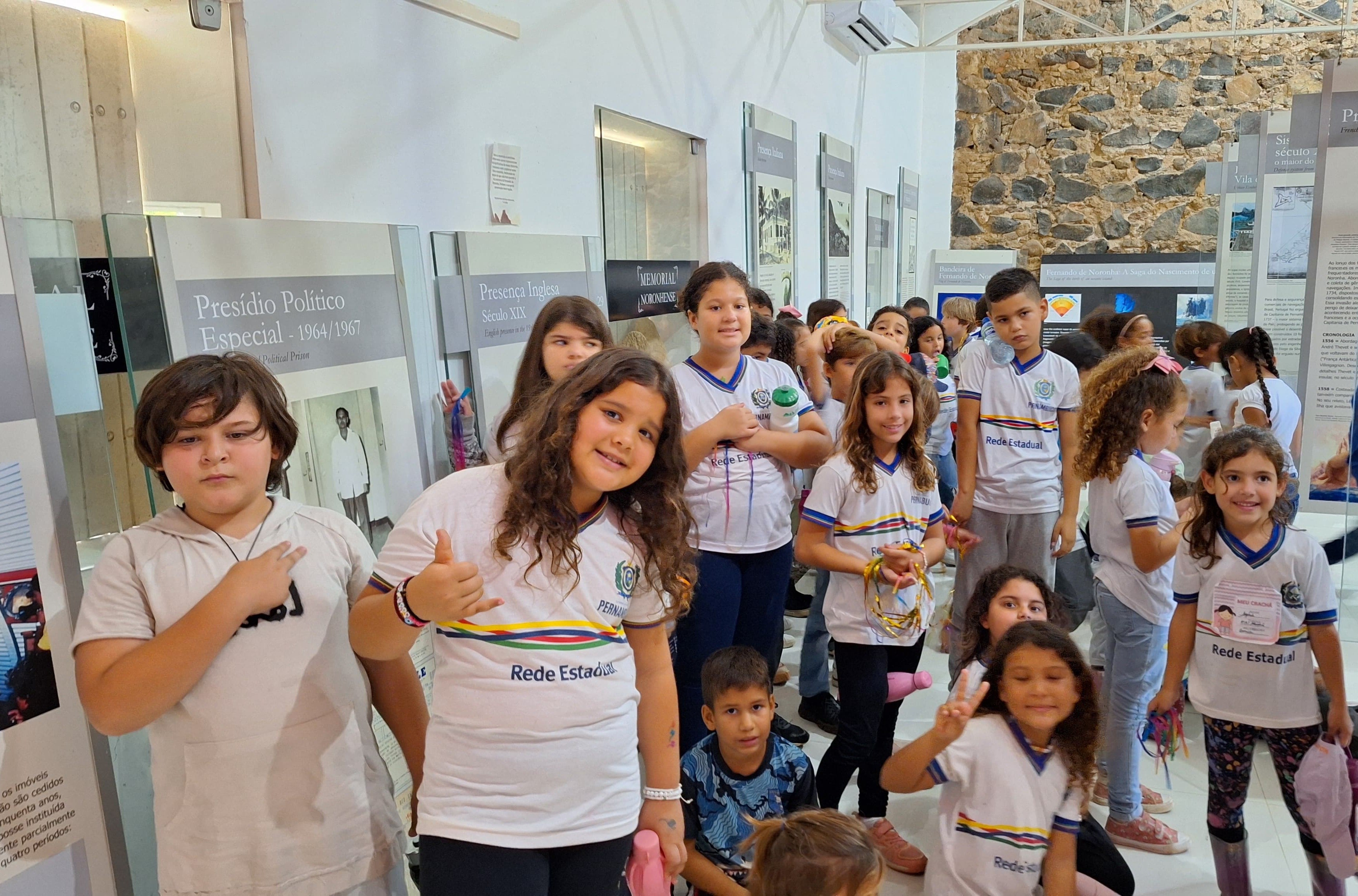 Estudantes de Fernando de Noronha visitam Memorial Marieta Borges na abertura da 22ª Semana Nacional de Museus 