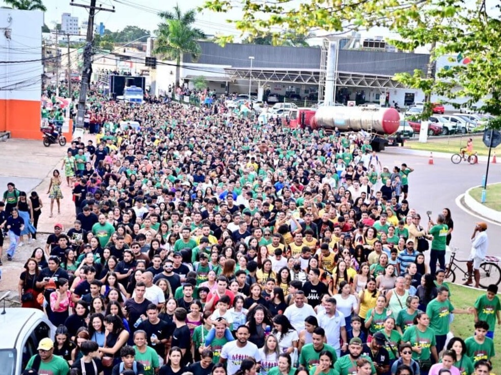 Com show de Thalles Roberto, Marcha pra Jesus acontecer&aacute; no pr&oacute;ximo s&aacute;bado (30) em Rio Branco &mdash; Foto: Ingrid Kelly/Secom