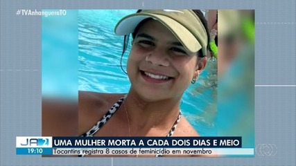 Tocantins registra oito casos de feminicídio em novembro