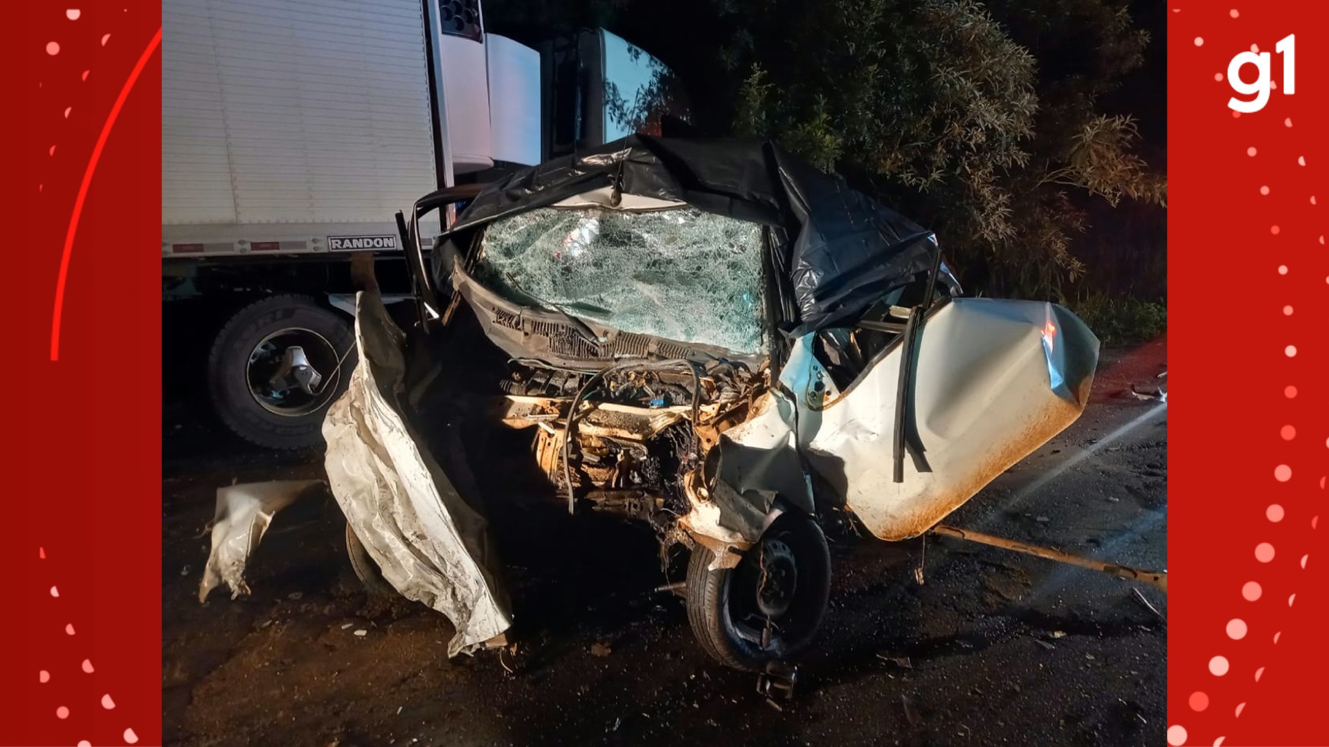 Duas pessoas morrem em acidente envolvendo carro e caminhão em Pejuçara, no noroeste do RS