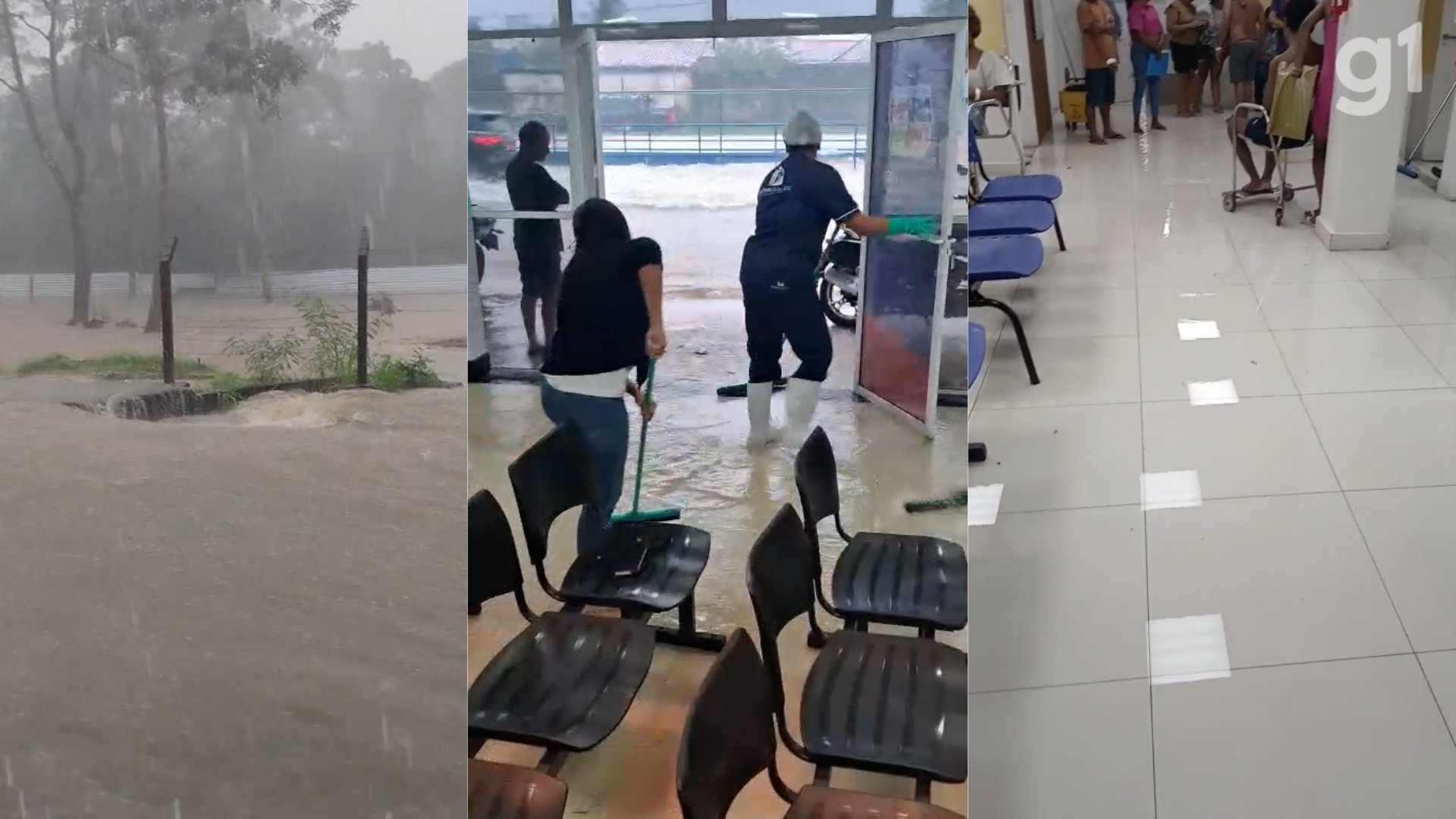 Forte chuva alaga unidades de saúde e causa transtornos para motoristas na Grande São Luís