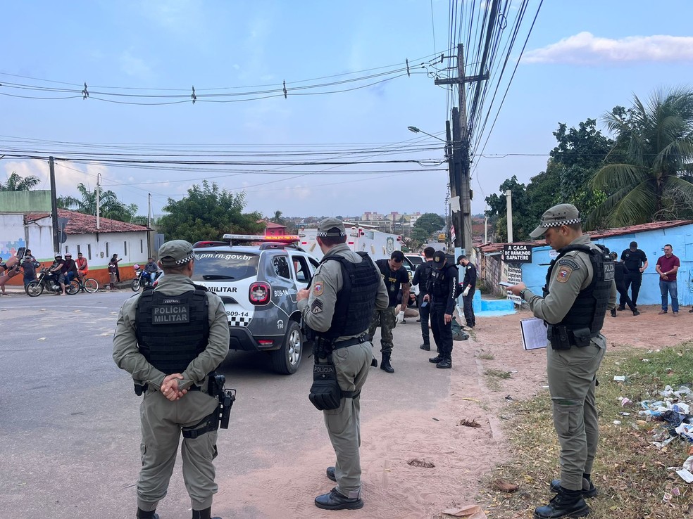 Motorista de ônibus foi assassinado ao reagir a assalto em Natal — Foto: Vinícius Marinho/Inter TV Cabugi