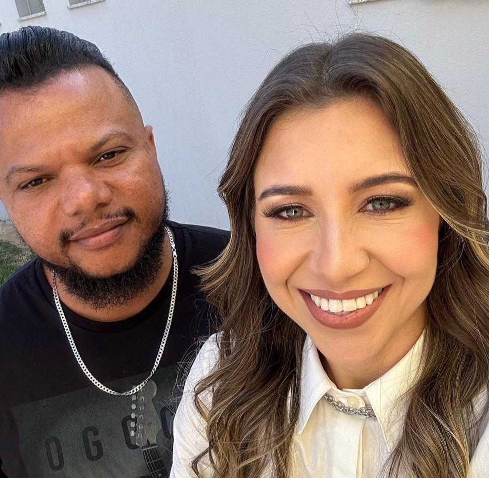 Kéia Oliveira e o ex-marido, Renê Teixeira, que confessou o crime — Foto: Reprodução/Redes sociais