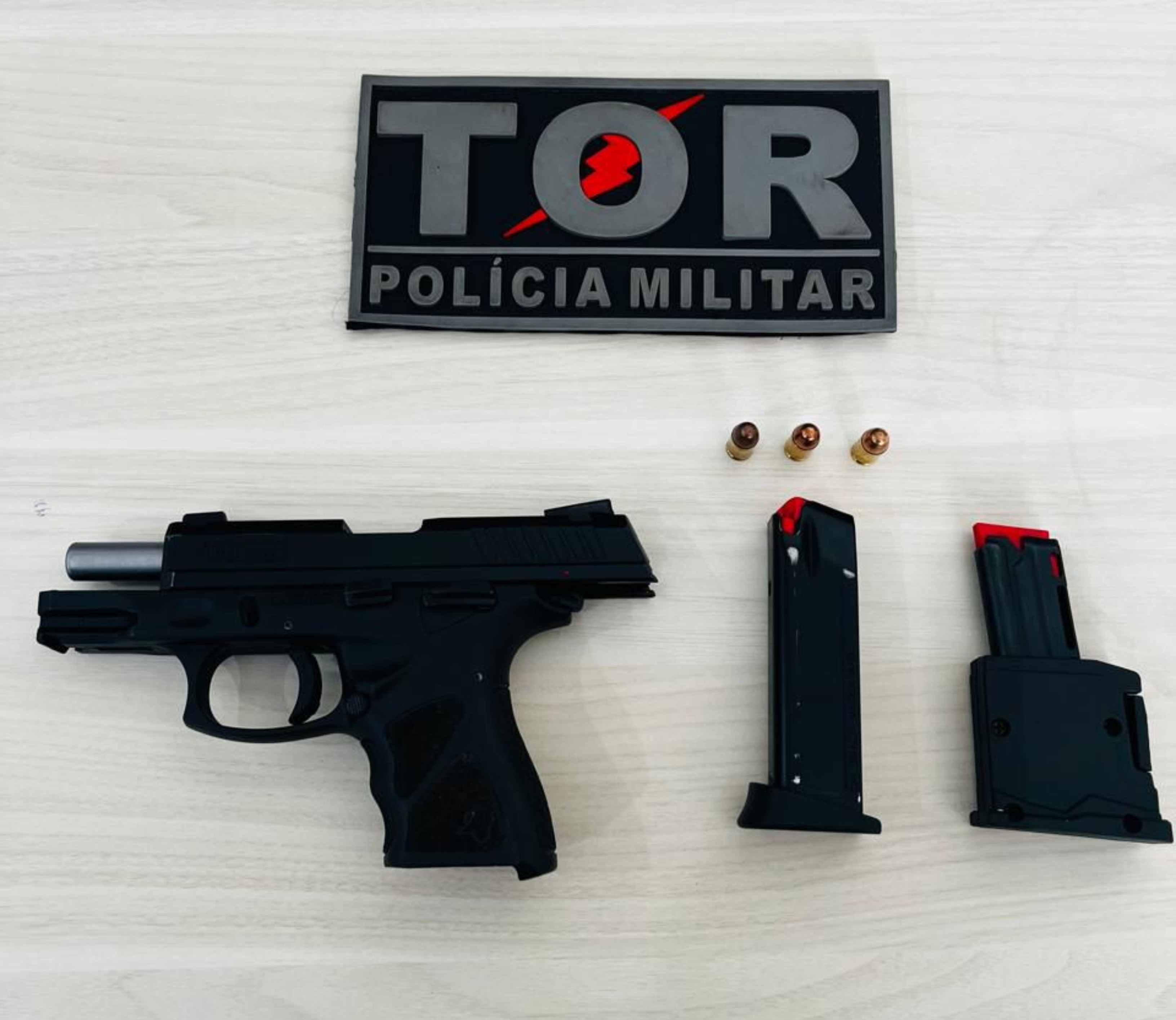 Homem é preso com pistola durante fiscalização da PM na BR-432, no Cantá