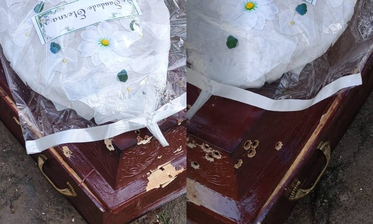 Homens armados invadem cemitério e atacam caixão de adolescente a tiros na Bahia