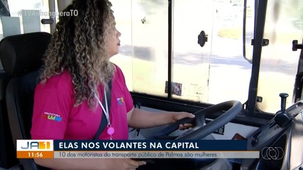 Transporte coletivo de Palmas tem 10 motoristas mulheres