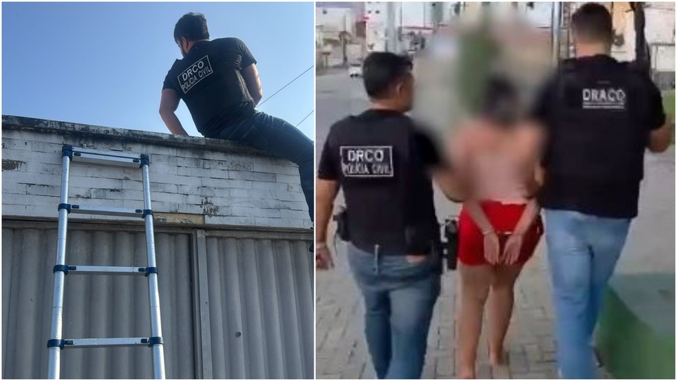 Polícia prende mulher de 25 anos suspeita de ameaças no contexto eleitoral contra políticos e comerciantes da cidade de Capistrano. — Foto: Polícia Civil/ Divulgação