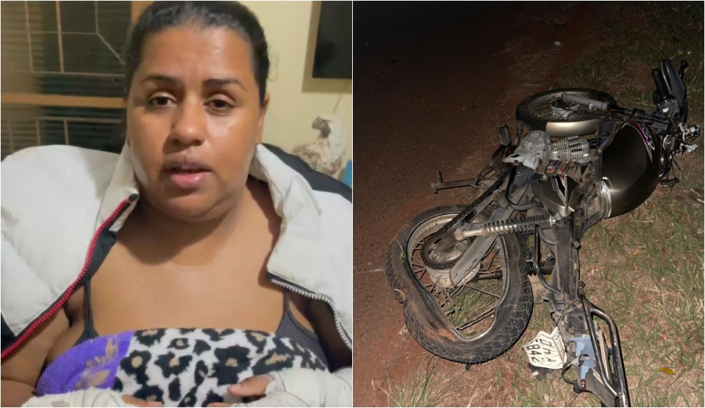'Chama ambulância, por favor': motociclista atingida por carro diz que motorista ignorou pedido de socorro antes de fugir de carona