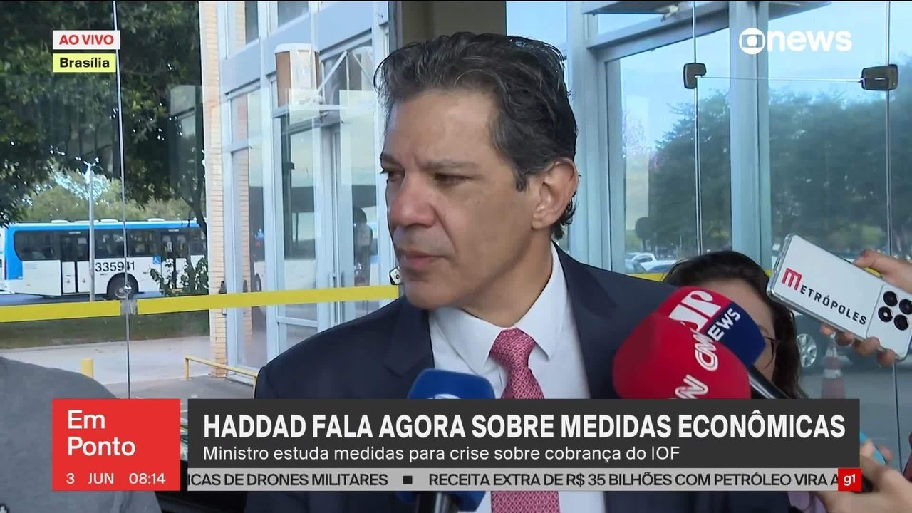 Haddad deve apresentar a Lula nesta terça pacote para substituir alta do IOF: 'Dá uma estabilidade duradoura para as 'contas', diz