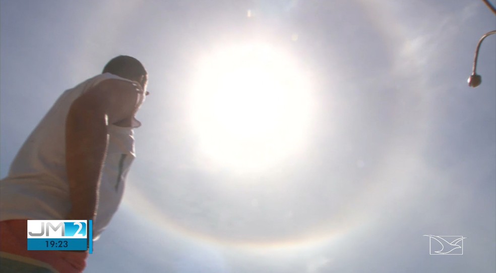 Fenômeno do halo solar foi visto por moradores de Cabrobó