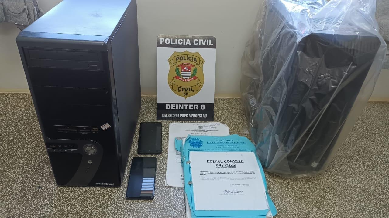Operação Luminis investiga suposta fraude em licitações e apreende documentos da Prefeitura de Euclides da Cunha Paulista
