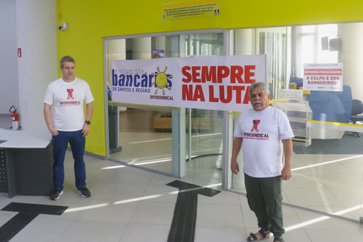 Bancários paralisam atendimento em agências da Baixada Santista; entenda