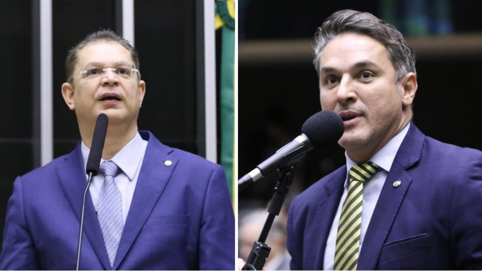 Líderes da oposição, os deputados Sóstenes Cavalcante (PL-RJ) e Zucco (PL-RS) criticaram publicamente a decisão do STF — Foto: Montagem a partir de fotos de Kayo Magalhães/Câmara dos Deputados