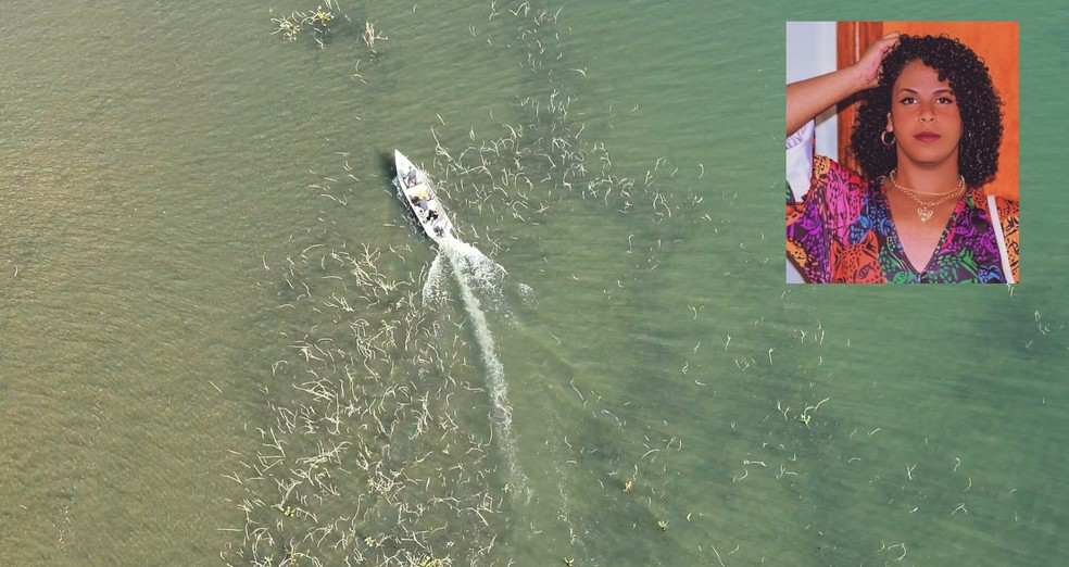 Buscas são feitas pela Guarda Municipal e pescadores de Ilha Solteira (SP) atrás de jovem trans desaparecida — Foto: Reprodução