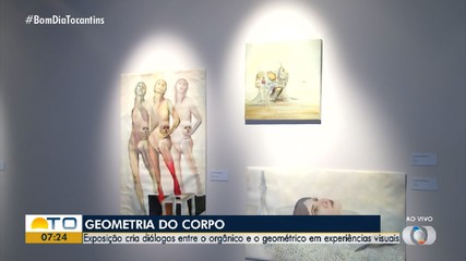 Exposição cria diálogos entre orgânico e geométrico em experiências visuais