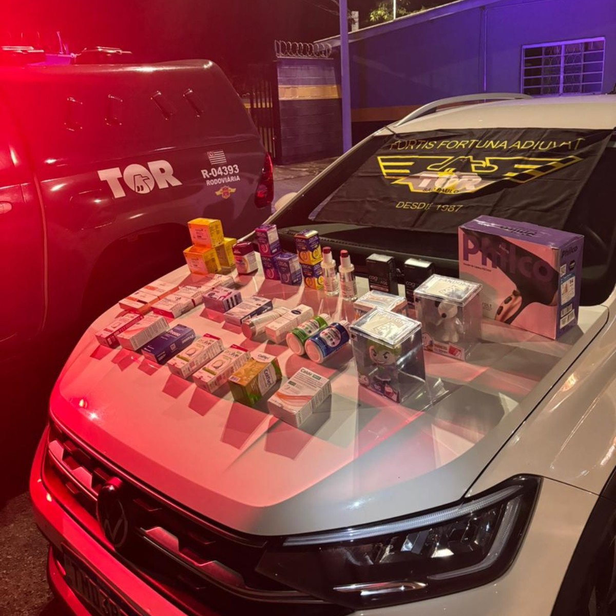 Colombianos são presos com R$ 5,5 mil em produtos de farmácias furtados na região de Campinas