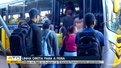 Ônibus vai ligar Aureny I e II durante funcionamento provisório da feira