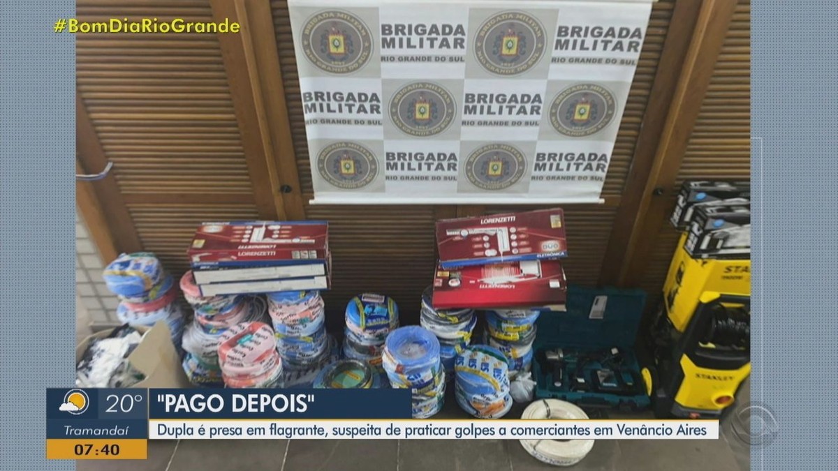Pol Cia Prende Dois Suspeitos De Aplicar Golpes Em Lojas De Ven Ncio Aires Rio Grande Do Sul G