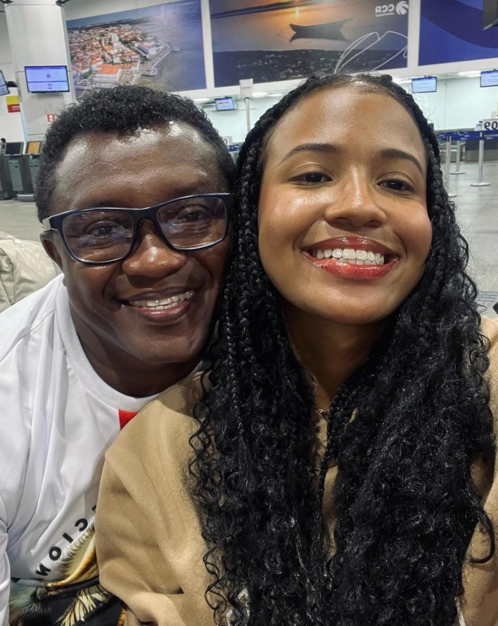Marcos relatou que viajava com a família, incluindo sua esposa, sogra, cunhada, sobrinho e sua filha, Dandara Maria — Foto: Marcos Vinicius