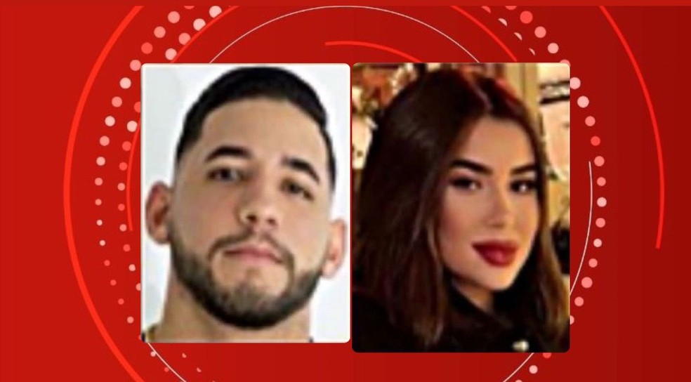 Ygor Ferreira e Paulinha Ferreira, influencers presos em Marechal Deodoro — Foto: Reprodução/Fantástico