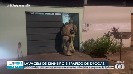 FICCO indicia oito pessoas investigadas por lavagem de dinheiro e tráfico de drogas no TO