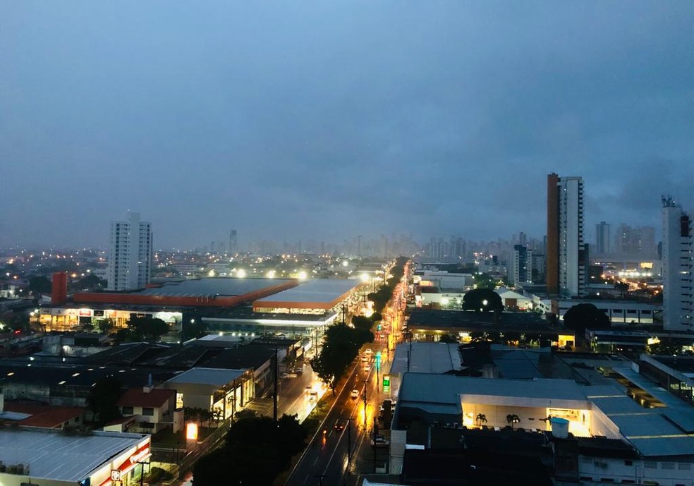 Chuva em Natal — Foto: Emparn/Divulgação