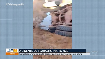 Homem morre em acidente de trabalho na TO-030