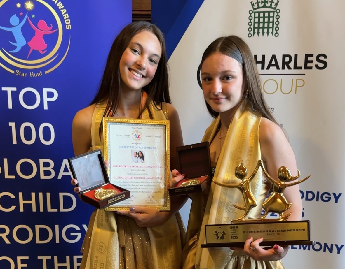 Irmãs da Grande SP são premiadas em Londres como crianças-prodígio: 'Mostramos que a ciência brasileira tem espaço no mundo' 