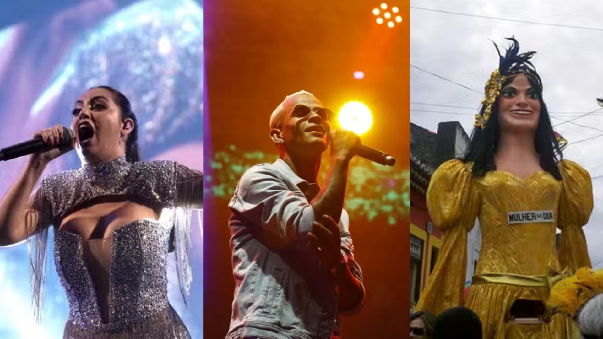 Sexta-feira de carnaval em Olinda tem desfile da Mulher do Dia e shows de Raphaela Santos, Dada Boladão e Amigas do Brega na Praça do Carmo