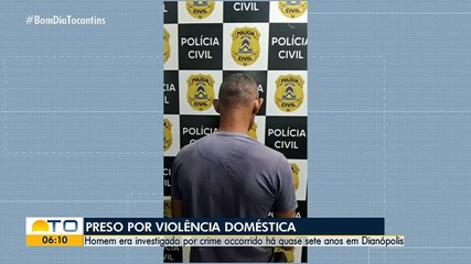 Homem de 41 anos é preso por violência doméstica em Dianópolis