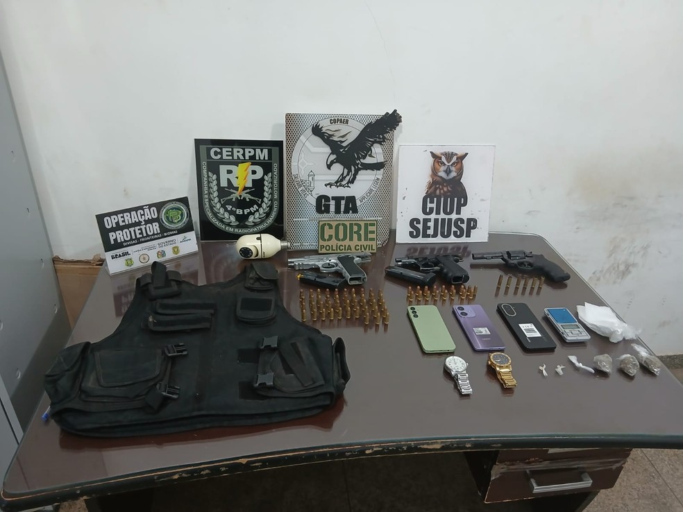 Material foi apreendido durante uma ação pelo GTA — Foto: GTA/Divulgação