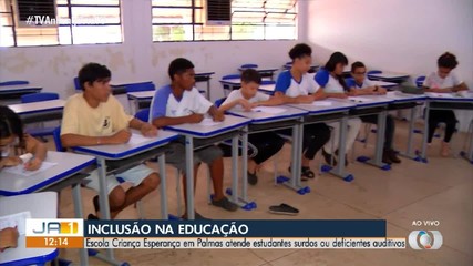 Escola exclusiva para pessoas surdas em Palmas é referência